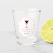 'Tini Beet Oudere Espresso Martini Coquette Verjaa Shot Glas (Voorkant)