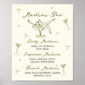 Tini beetje ouder eigenzinnige hand getekend Marti Poster (Voorkant)