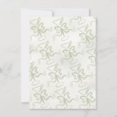 Tini beetje ouder Martini Bow Funky Verjaardag Kaart (Achterkant)