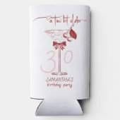 Tini beetje oudere boog Cherry Martini Verjaardag  (Achterkant)