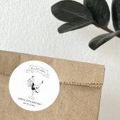 Tini beetje oudere espresso martini verjaardag ronde sticker