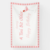 Tini bit older - Berry Drink Theme Spandoek (Verticaal)