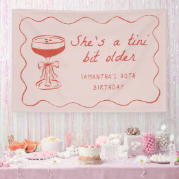Tini Bit Older Espresso Martini Birthday Pink Spandoek