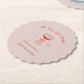 Tini Bit Older Espresso Martini Scribble Birthday Kartonnen Onderzetters (Gekanteld)