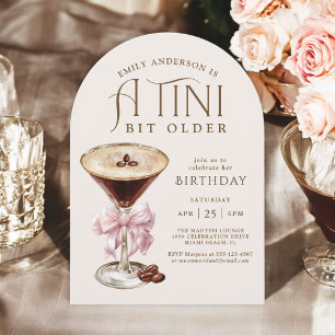 Tini Bit Older Espresso Martini Verjaardag voor ha Kaart