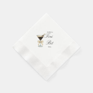 Tini Bit Older Verjaardags Martini Strik Servetten