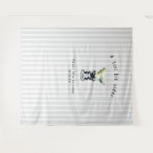 Tini-bit ouder | Martini thema verjaardag Wandkleed (Voorkant (horizontaal))