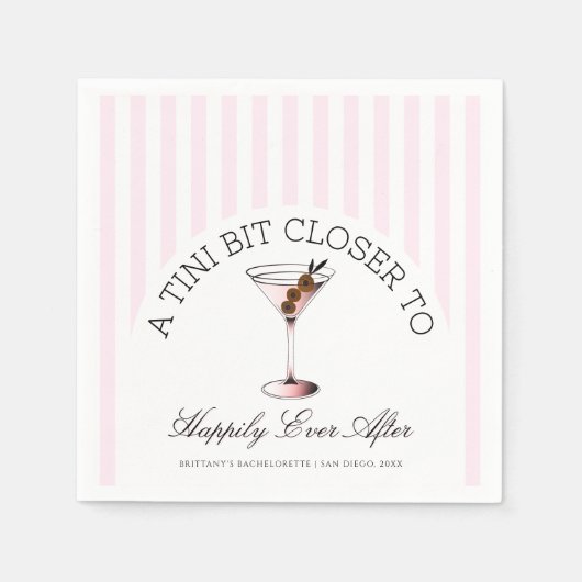 Tini dichter bij Happy Ever na Bachelorette Servet (Voorkant)
