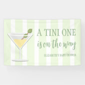 Tini One Baby Shower Spandoek (Horizontaal)