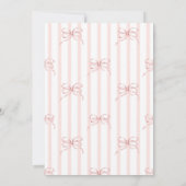 Tini One Bow Coffee Espresso Martini Baby Shower Kaart (Achterkant)