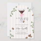 Tini One | Espresso Martini Baby shower Kaart (Voorkant)