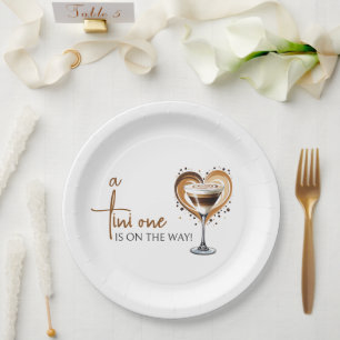Tini One Espresso Martini Baby shower Papieren Bordje