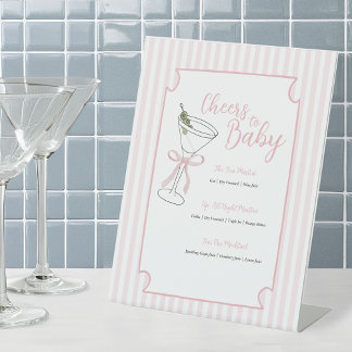 Tini One is op de weg Bar Sign Reclamebord Met Voetstuk