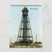 Tinicum Rear Range Lighthouse, New Jersey Briefkaart (Voorkant)