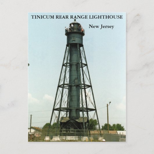 Tinicum Rear Range Lighthouse, New Jersey Briefkaart (Voorkant)