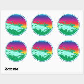 Tinidril Bodysurf-Sticker Ronde Sticker (Vel)