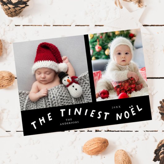 Tiniest Noel Faire-part de naissance de vacances