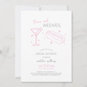 Tinis en Weenies  Vrijgezellenfeest Kaart (Voorkant)