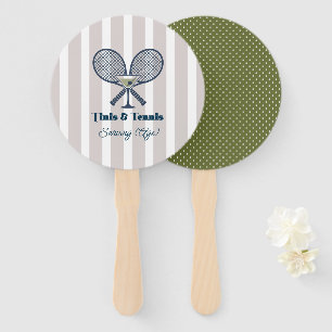 Tinis & Tennis Country Club Preppy Feestje Handwaaier