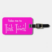 Tink Tinkerbelle Disney Bagagelabel