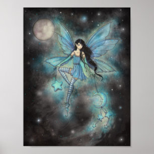 Tinkelende December Fee Fantasy Kunst Poster