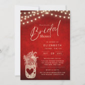 Tinkelende Lichten | Rustieke Schuur Bos Bruiloft  Kaart (Voorkant)