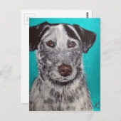 Tinker Painting - Heeler Mix Briefkaart (Voorkant / Achterkant)