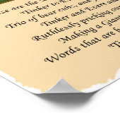 Tinker to Evers to Chance Chicago Cubs 1910 Poem Poster (Hoek)