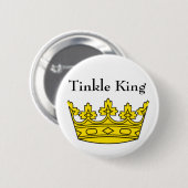 Tinkle King Badge Ronde Button 5,7 Cm (Voorkant /achterkant)