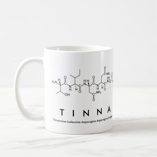 Tinna peptide nom mug (Gauche)