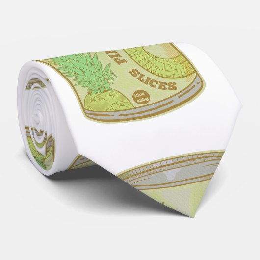 Tinned anananasconserven, vruchten stropdas (Opgerold)