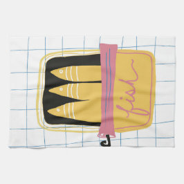 Tinned Fish Kitchen Towel Theedoek