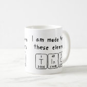 Tino périodique nom de la table mug (Devant droit)