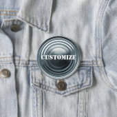 Tinplate-Sjabloon Ronde Button 7,6 Cm (In situ)