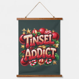 Tinsel Addict Fun Hangend Wandkleed
