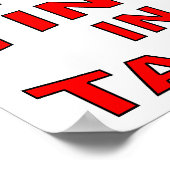 Tinsel dans un Tangle Funny Poster (Coin)