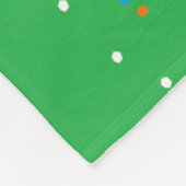 Tinsel en gloed fleece deken (Hoek)