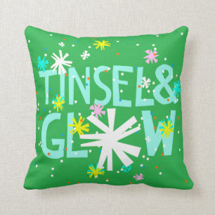 Tinsel en gloed kussen