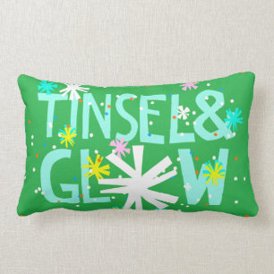 Tinsel en gloed kussen