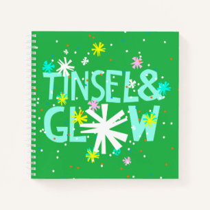 Tinsel en gloed notitieboek