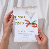 Tinsel en Tinis kerstfeest Kaart