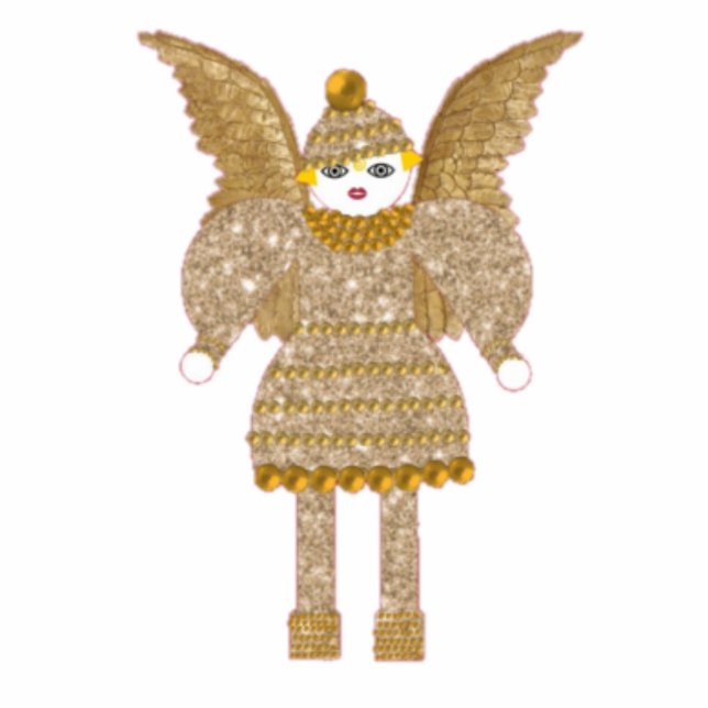 Tinsel Martzkin Ornament Fotobeeldje Ornament (Voorkant)