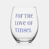 Tinsel Stemless glas (Voorkant)