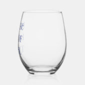 Tinsel Stemless glas (Links)