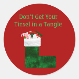 Tinsel Tangled Stickers