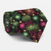 Tinsel Town - Heren kerst aangepaste das (Opgerold)