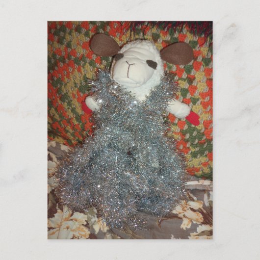 Tinseled Sheep Briefkaart (Voorkant)