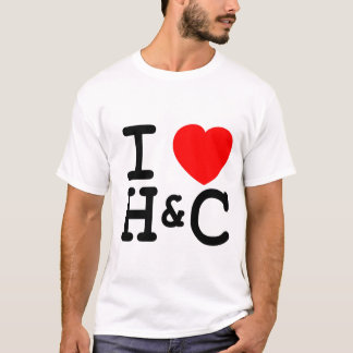 Tint en droog - Ik hou van H&C (Mannen) T-shirt