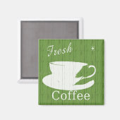 Tintable Weathered Fresh Coffee Sign Magneet (Voorkant / Achterkant)