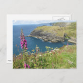 Tintagel kasteel briefkaart (Voorkant / Achterkant)